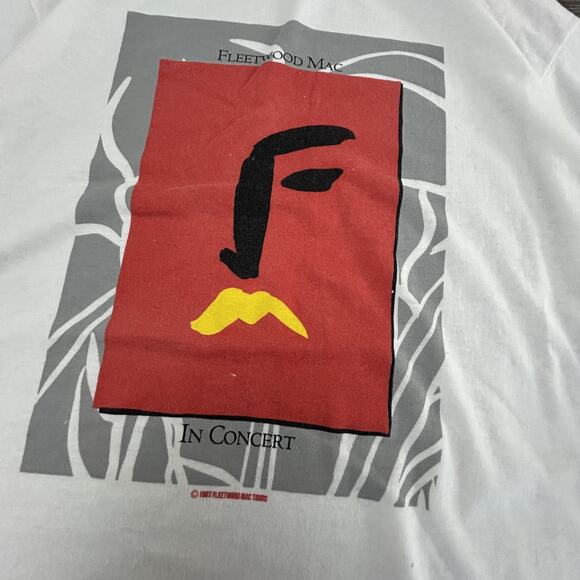 Vintage 80s Fleetwood Mac Shirt Mens Large Tango In The Night 1987 Single Stitch - Picture 2 of 5